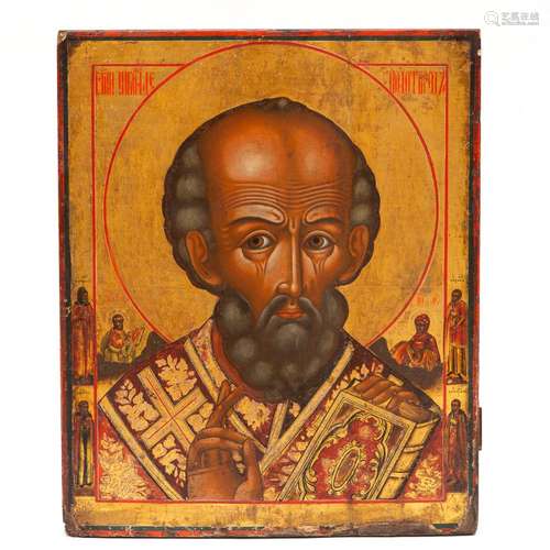 A Russian icon of Saint Nicholas