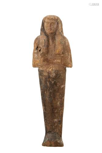 An Egyptian wooden Ushabti