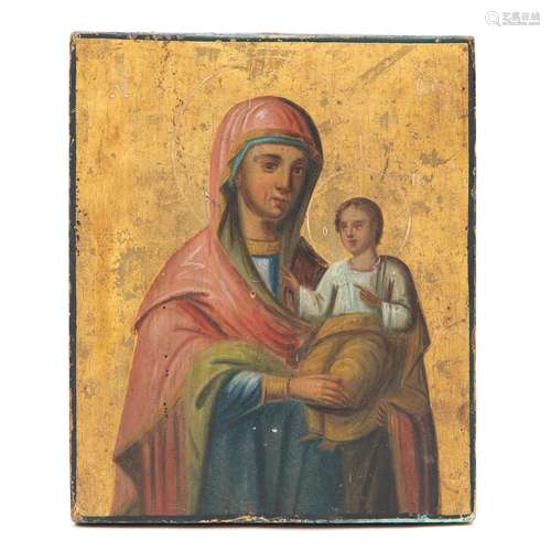 A small size icon of Madonna and Child