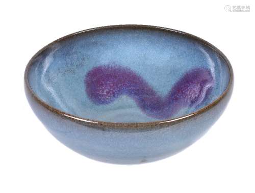 A Chinese Jun style purple-splash bowl