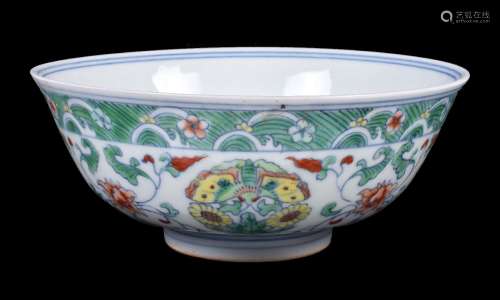 A Chinese Chenghua-style 'Doucai' bowl
