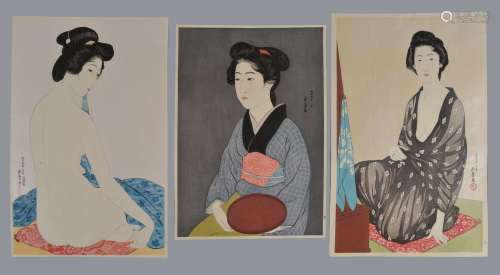 Goyo Hashiguchi (1880-1921): A Woodblock Print Maiko in Kyoto