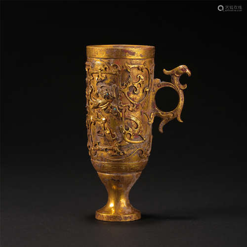 CHINESE PURE GOLD CUP HAN DYNASTY