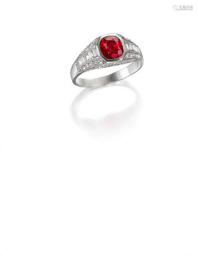 A Ruby and Diamond Ring, by Boucheron