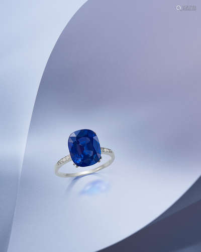 An Exceptional Sapphire and Diamond Ring