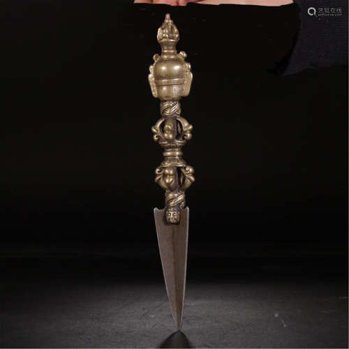 TIBETAN BRONZE VAJRY PESTLE