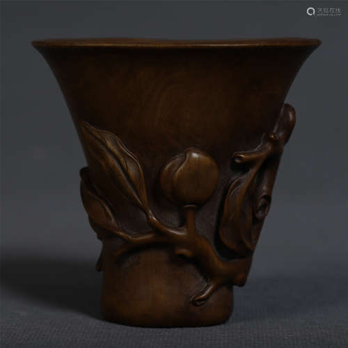 CHINESE BOXWOOD JUE CUP