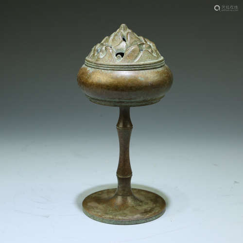 A Chinese Bronze Incense Burner