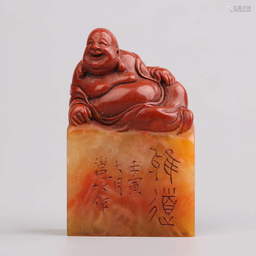 A Chinese Carved Shoushan Seal