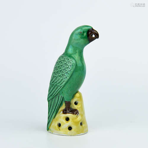 A Chinese Famille-Rose Porcelain Bird