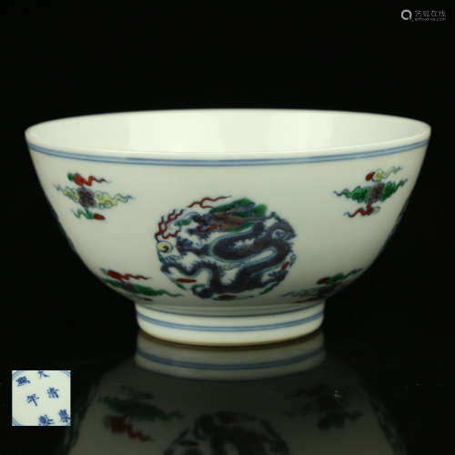 A Chinese Dou-Cai Porcelain Bowl