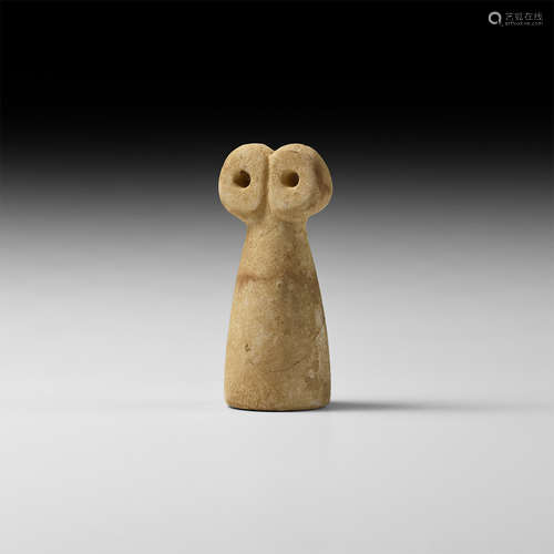 Western Asiatic Alabaster Eye Idol