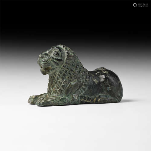 Western Asiatic Lion Statuette