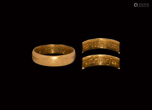 Gold * I * LIKE + MY + CHOYSE Posy Ring