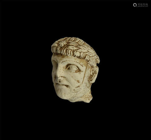 Roman Limestone Head