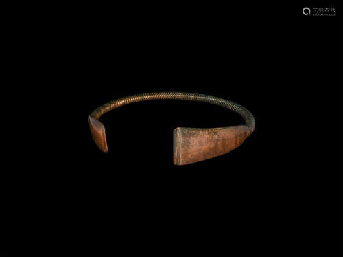 Bronze Age Twist Decorated Neck Torc