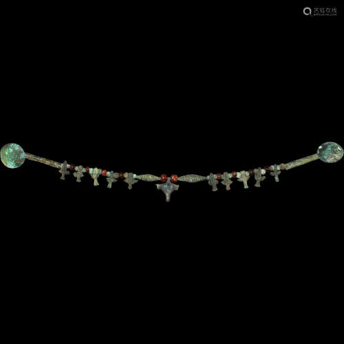 Scythian Necklace with Animal Head Pendants