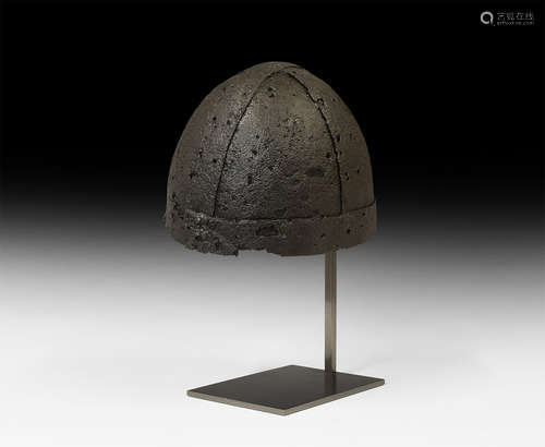 Viking Period 'Spangenhelm' Four-Part Helmet