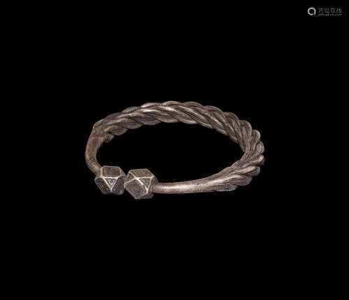 Viking Silver Plaited bracelet