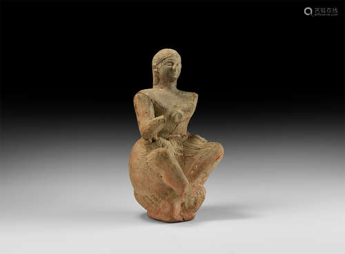 Western Asiatic Terracotta Satyr Figure