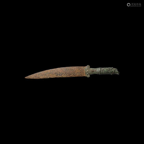 Roman Knife with Eagle-Head Grip