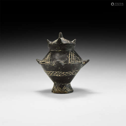 Etruscan Lidded Vessel