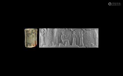 Cylinder Seal for Temple Priest of King Shu-sin