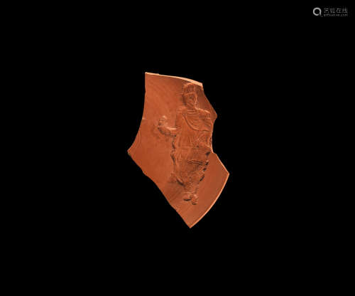 Roman Red Ware Fragment with Mercury