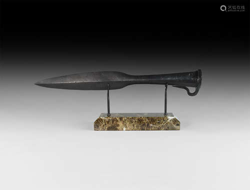 Large Viking Looped and Socketted Spearhead