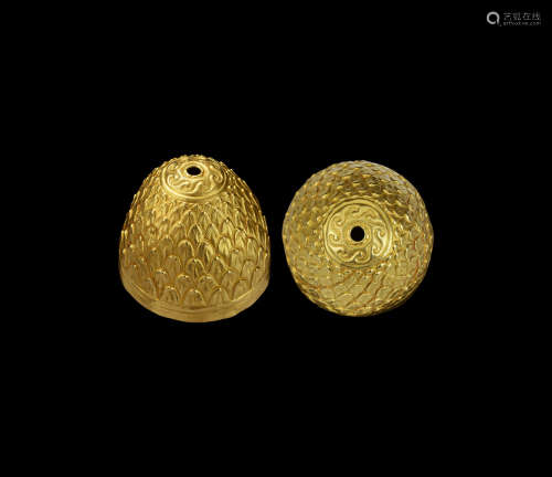 Scythian Gold Decorated Ritual Vessel