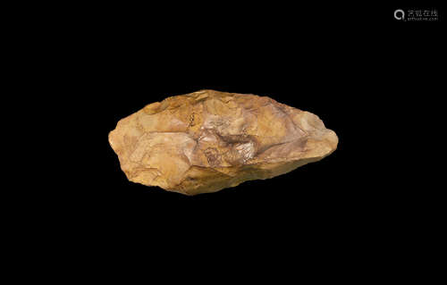 Palaeolithic British Large Knapped Bifacial Axe