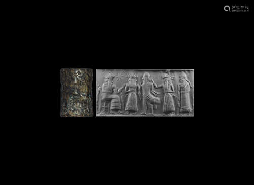 Cylinder Seal with Enki Judgement Scene