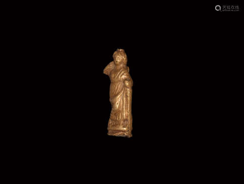 Roman Gold Venus Statuette