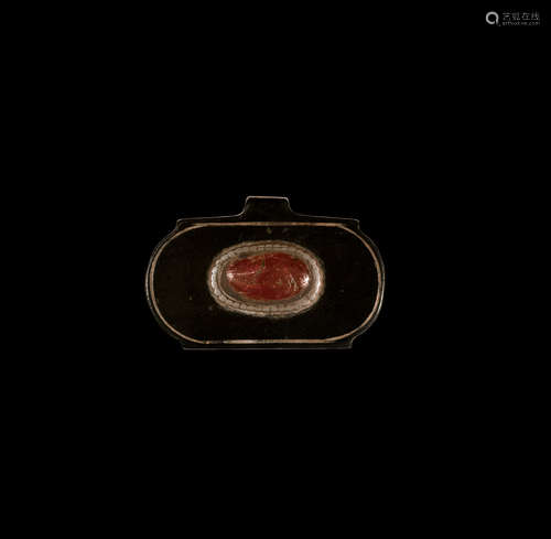 Indian Tawiz Pendant with Ruby