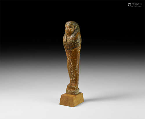 Egyptian Wooden Shabti