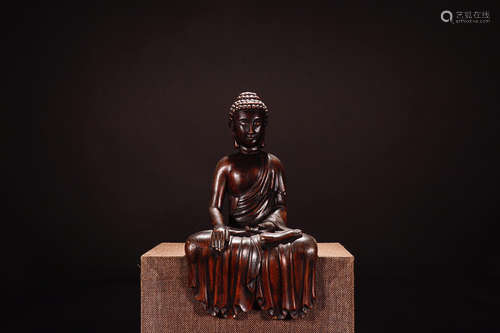 A CHENXIANG WOOD BUDDHA STATUE