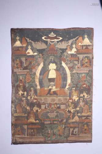 A BUDDHA STORY TANGKA