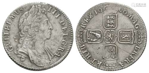 William III - 1696 - Shilling