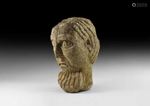 Medieval Architectural Gargoyle Head