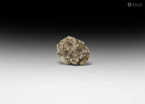 Natural History - Freiberg Quartz with Pyrite Mineral Specimen