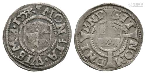 German States - Wismar - 1553 - 6 Pfenings