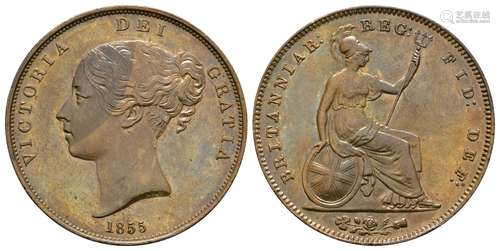 Victoria - 1855 PT - Penny