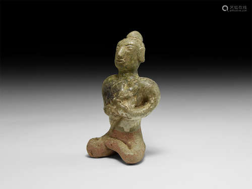 Thai Mother with Child Tukatha Statuette