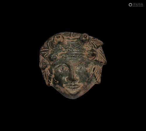 Roman Medusa Face Mount