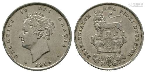 George IV - 1826 over 1822 - Shilling