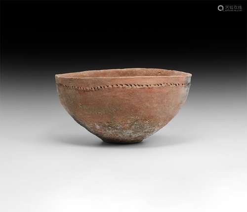 Bronze Age Decorated Bowl