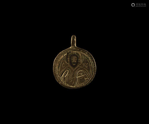 Byzantine Pendant of Saint Olaf