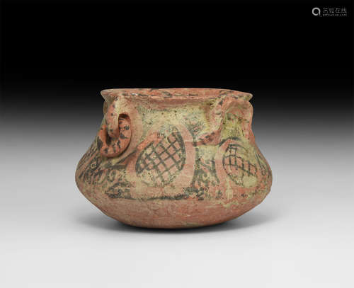 Indus Valley Painted Bowl with Rings