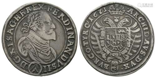 Austria - Ferdinand II - 1631 - ½ Thaler