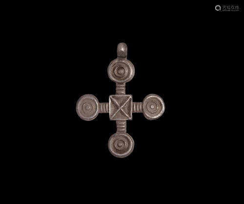 Post Medieval Silver Cross Pendant